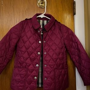 New- Girls Burberry Jacket size 7